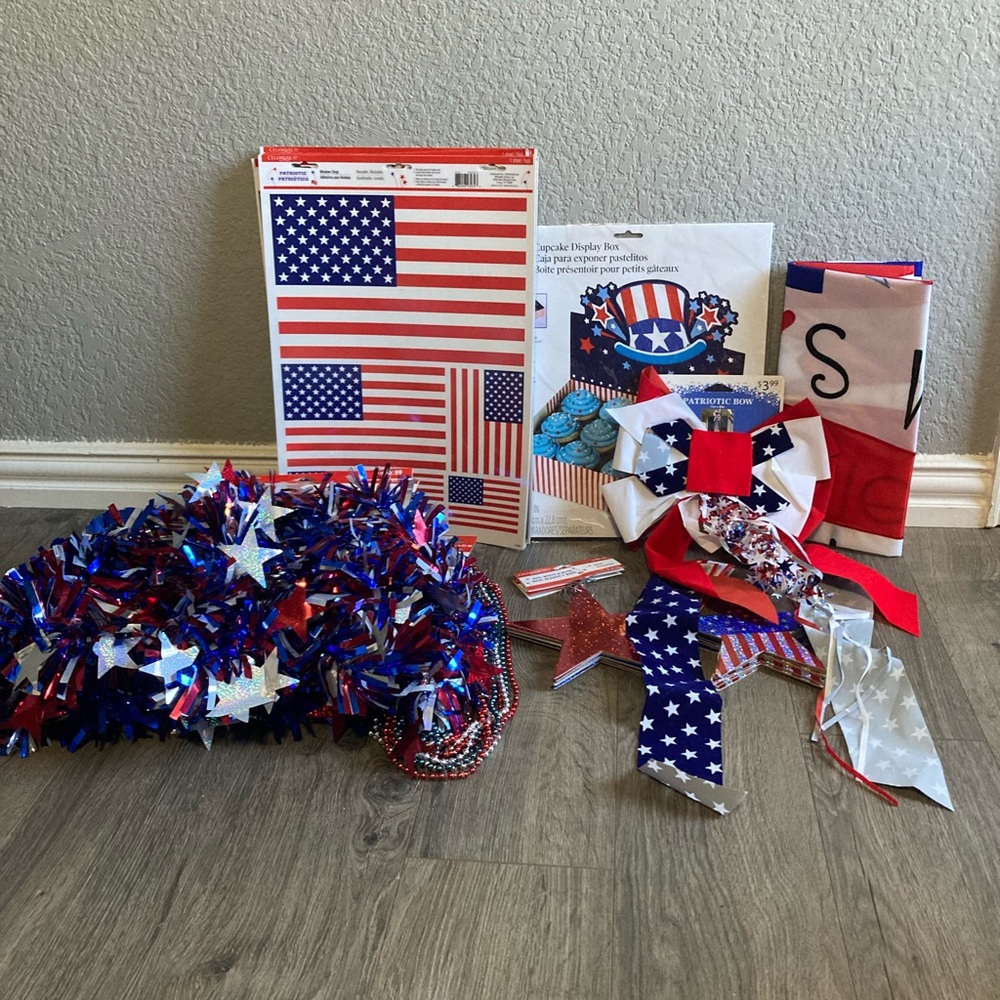 4th of July decoration lot